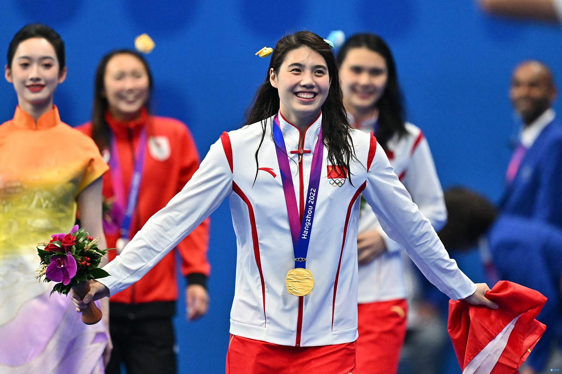 中国运动员在2022年亚运会上再添金银两项！